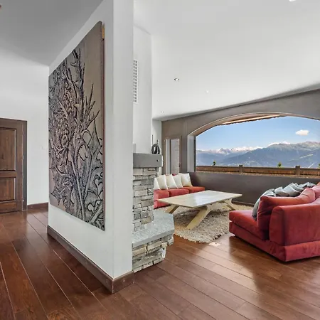 Chalet Noir Pres De La Telecabine A Anzère