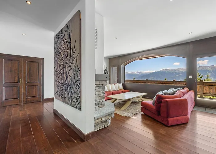 Chalet Noir Pres De La Telecabine A Anzère