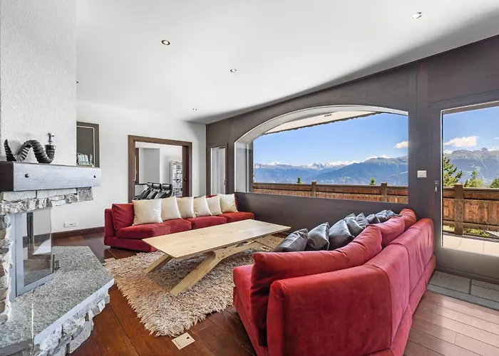 Chalet Noir Pres De La Telecabine A Anzère