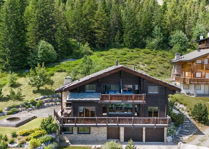 Noir Pres De La Telecabine A Chalet Anzère